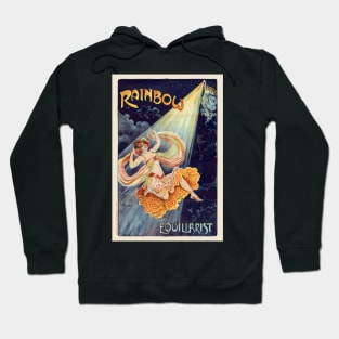 Rainbow Equilibrist France Vintage Poster 1910 Hoodie